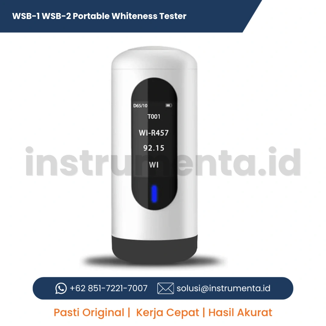 Distributor Resmi WSB-1 WSB-2 Portable Whiteness Tester Alat Ukur Derajat Putih Permukaan Digital Portabel